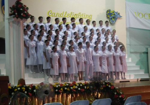 Nursing Students with Their Caps, Cloths, and Candles