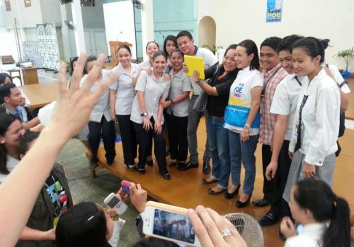 Sen. Escudero, Grace Poe visits SPU Iloilo