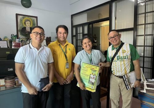 The Office of Community Relations and Promotions (CRP) visited the feeder schools of St. Paul University Iloilo in Roxas City