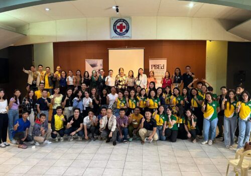 The College of Business and Information Technology joins JobsNext Orientation at the Philippine Red Cross Iloilo Chapter