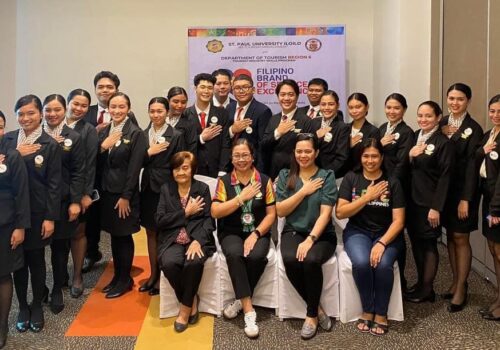 The 4th Year Tourism and Hospitality Management students participated in the Filipino Brand of Service Excellence Training