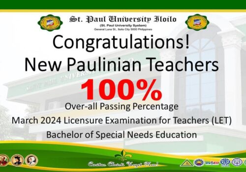 Congratulations to all our NEW PAULINIAN TEACHERS!